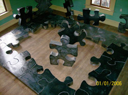 Large Steel Jigsaw Puzzle